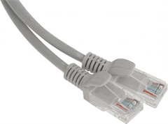 Патч-корд Premier 5-970 1Гбит/с UTP 4 пары cat.5E CCA molded 2м серый RJ-45 (m)-RJ-45 (m) 42345