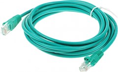 Патч-корд cat.5E molded 3м зеленый RJ-45 (m)-RJ-45 (m) 42414