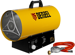 Тепловая пушка газовая Denzel GHG-15i 15000Вт желтый/черный GHG-15I