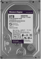Жесткий диск WD SATA-III 8TB WD85PURZ Surveillance Purple (5640rpm) 256Mb 3.5
