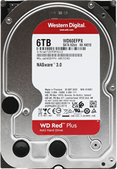 Жесткий диск WD SATA-III 6TB WD60EFPX NAS Red Plus (5400rpm) 256Mb 3.5