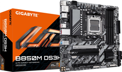 Материнская плата Gigabyte B850M DS3H Socket AM5 AMD B850 4xDDR5 mATX AC`97 8ch(7.1) 2.5Gg RAID+HDMI B850M DS3H