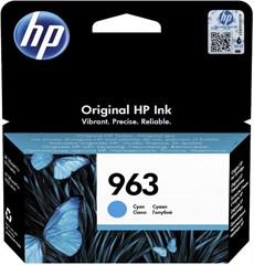 Картридж струйный HP 963 3JA23AE голубой (700стр.) для HP OfficeJet Pro 901x/902x HP 3JA23AE