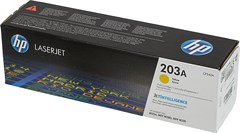 Картридж лазерный HP 203A CF542A желтый бар.в компл. (1300стр.) для HP M254/280/281 CF542A