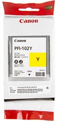 Картридж струйный Canon PFI-102Y 0898B001 желтый (130мл) для Canon iPF510/605/610/650/655/750/760/76 0898B001