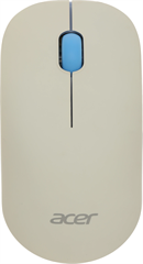 Клавиатура + мышь Acer OCC205 клав:белый/голубой мышь:белый/голубой USB беспроводная slim Multimedia ZL.ACCEE.00C