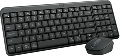 Клавиатура + мышь Logitech MK250 Compact MR0114 клав:графитовый мышь:графитовый USB беспроводная BT  920-013853