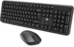 Клавиатура + мышь Оклик S277W клав:черный мышь:черный USB беспроводная Multimedia (2066172) 2066172