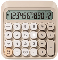 Калькулятор настольный Deli EM36 GREY серый 12-разр. EM36 GREY