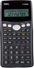Калькулятор научный Deli ED-100MS черный 12-разр. ED-100MS