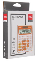 Калькулятор настольный Deli E1238/BLUE синий 12-разр. E1238/BLUE