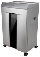 Шредер Deli 9958 серебристый с автоподачей (секр.P-4) фрагменты 10лист. 20лтр. скрепки скобы 9958