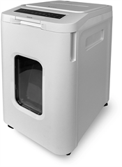 Шредер Heleos АП55-5 белый с автоподачей (секр.P-5) фрагменты 13лист. 55лтр. скрепки скобы пл.карты  АП55-5