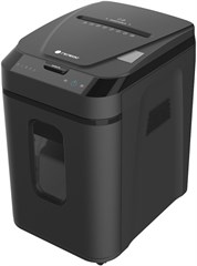 Шредер Heleos АП40 черный с автоподачей (секр.P-4) фрагменты 150лист. 37лтр. скрепки скобы пл.карты АП40