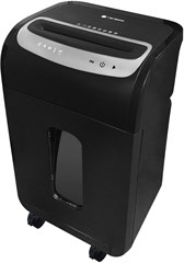 Шредер Heleos УМ35-5 черный/серебристый (секр.P-5) фрагменты 23лист. 35лтр. скрепки скобы пл.карты C УМ35-5