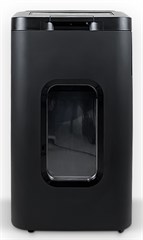 Шредер Heleos АП55-4 черный с автоподачей (секр.P-4) фрагменты 400лист. 55лтр. скрепки скобы пл.карт АП55-4