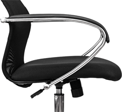 Кресло эргономичное Бюрократ CH-607SL черный TW-01 Neo Black сетка/ткань с подголов. крестов. металл CH-607SL/BLACK