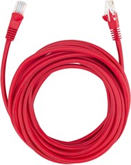 Патч-корд Buro UTP 4 пары cat.5E CCA molded 5м красный RJ-45 (m)-RJ-45 (m) 41893