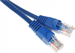 Патч-корд Buro UTP 4 пары cat.5E CCA molded 0.25м голубой RJ-45 (m)-RJ-45 (m) 41992