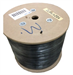 Кабель сетевой FTP 4 пары cat.5E solid 0.51мм CCA 305м черный outdoor 41997
