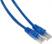 Патч-корд Buro UTP-5E-3M-BL UTP 4 пары cat.5E CCA molded 3м синий RJ-45 (m)-RJ-45 (m) UTP-5E-3M-BL