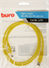 Патч-корд Buro UTP-5E-1M-Y UTP 4 пары cat.5E CCA molded 1м желтый RJ-45 (m)-RJ-45 (m) UTP-5E-1M-Y