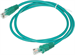 Патч-корд Buro UTP-5E-1M-GR UTP 4 пары cat.5E CCA molded 1м зеленый RJ-45 (m)-RJ-45 (m) UTP-5E-1M-GR