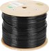 Кабель сетевой UTP 4 пары cat.5E solid 0.50мм CCA 305м черный outdoor 42110