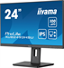 Монитор Iiyama 23.8" ProLite XUB2493HSU-B7 черный IPS LED 16:9 HDMI M/M матовая HAS Piv 300cd 178гр/ XUB2493HSU-B7