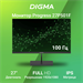 Монитор Digma 27" Progress 27P501F черный IPS LED 5ms 16:9 HDMI M/M матовая 300cd 178гр/178гр 1920x1 DM27SB01