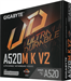 Материнская плата Gigabyte A520M K V2 Soc-AM4 AMD A520 2xDDR4 mATX AC`97 8ch(7.1) GbLAN RAID+VGA+HDM A520M K V2
