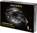 Накопитель SSD A-Data PCIe 4.0 x4 1TB ALEG-960-1TCS Legend 960 M.2 2280 ALEG-960-1TCS