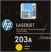 Картридж лазерный HP 203A CF542A желтый бар.в компл. (1300стр.) для HP M254/280/281 CF542A