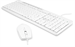 Клавиатура + мышь Оклик S650 клав:белый мышь:белый USB Multimedia (1875257) 1875257