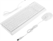 Клавиатура + мышь A4Tech Fstyler F1512 клав:белый мышь:белый USB (F1512 WHITE) F1512 WHITE