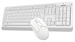 Клавиатура + мышь A4Tech Fstyler FG1012 клав:белый мышь:белый USB беспроводная Multimedia (FG1012 WH FG1012 WHITE