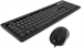 Клавиатура + мышь Оклик S605 клав:черный мышь:черный USB Multimedia 40989