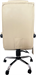 Кресло Cactus CS-CHR-OC04M-WT с вибромассажем слоновая кость экокожа с подголов. крестов. CS-CHR-OC04M-WT