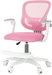 Кресло детское Бюрократ Burokids 3 розовый сетка/ткань крестов. пластик подст.для ног пластик белый BUROKIDS 3 PINK