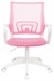 Кресло Бюрократ CH-W695NLT розовый TW-06A TW-13A сетка/ткань крестов. пластик пластик белый CH-W695NLT/PK/TW-13A
