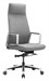 Кресло руководителя Бюрократ _JONS серый крестов. алюминий _JONS/CASHGREY