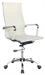 Кресло руководителя Бюрократ CH-883 слоновая кость экокожа крестов. металл хром CH-883/IVORY