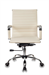 Кресло руководителя Бюрократ CH-883-LOW слоновая кость экокожа низк.спин. крестов. металл хром CH-883-LOW/IVORY