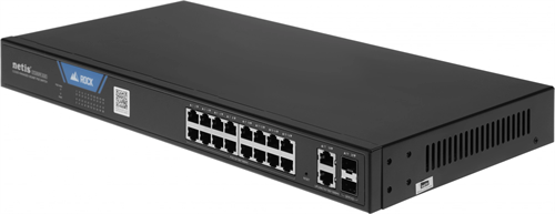Коммутатор Netis ST220GPR-2G2S (L2) 18x1Гбит/с 2SFP 16PoE 225W настраиваемый ST220GPR-2G2S