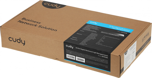 Коммутатор Cudy GS1024E (L2) 24x1Гбит/с настраиваемый GS1024E