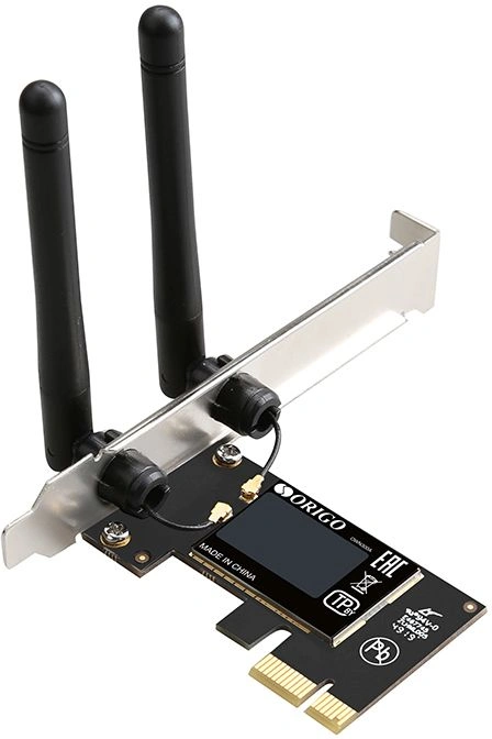 Сетевой адаптер Wi-Fi Origo OWN300A OWN300A/A1A N300 PCI Express (ант.внеш.несъем.) 2ант. OWN300A/A1A