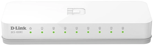 Коммутатор D-Link DES-1008C DES-1008C/F6/E 8x100Мбит/с неуправляемый DES-1008C/F6/E