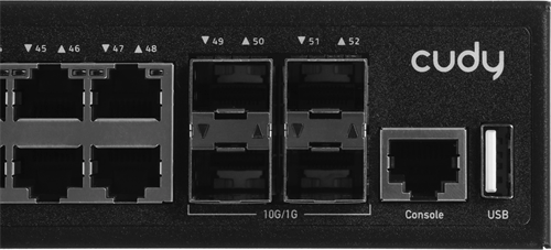 Коммутатор Cudy GS5048S4 (L3) 48x1Гбит/с 4SFP+ управляемый GS5048S4