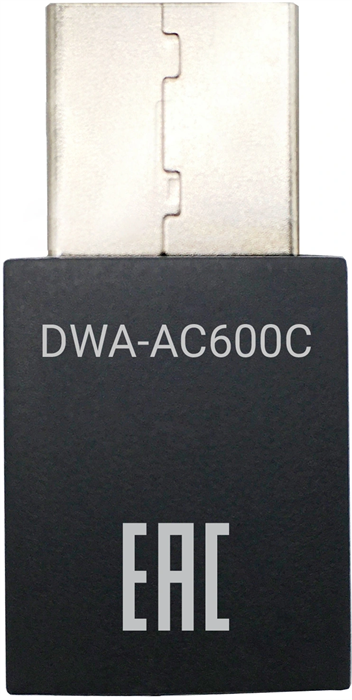 Сетевой адаптер Wi-Fi Digma DWA-AC600C AC600 USB 2.0 (ант.внутр.) 1ант. DWA-AC600C