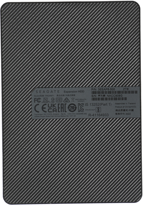 Жесткий диск Seagate USB3.0 2TB STKM2000400 Expansion Portable 2.5" черный STKM2000400